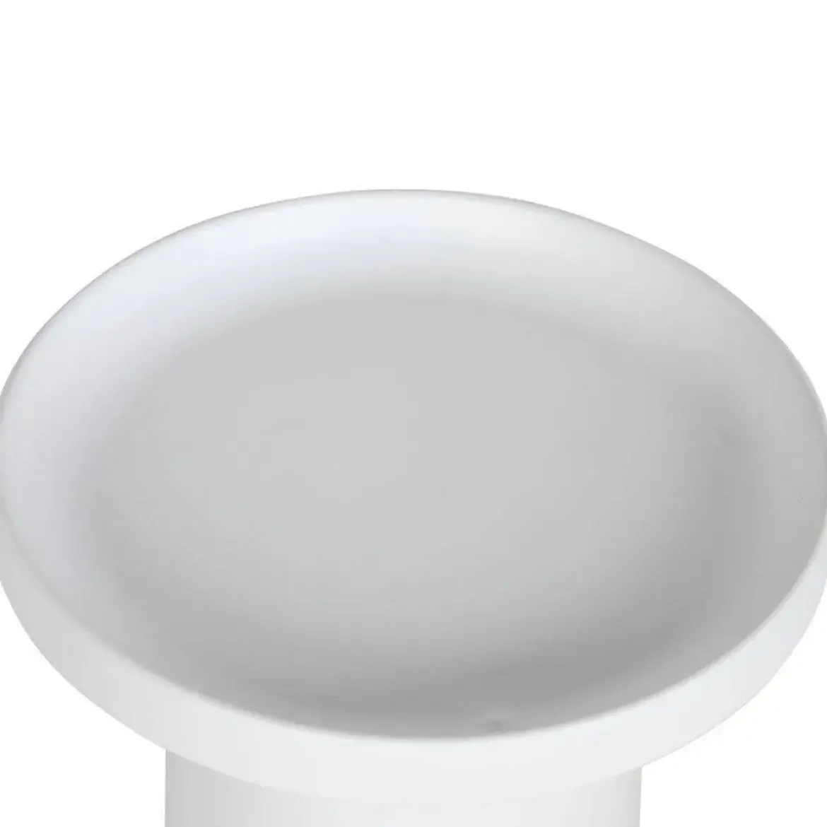 Mesita Auxiliar de Metal de Color Blanco MB-211856