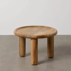 Mesita de 50 cm de Madera de Mango Natural 613008