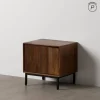 Mesita de Dormitorio en Madera de Mango y Hierro 50 cm 612714