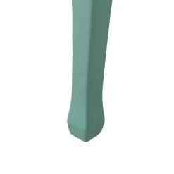 Mesita de Noche de Madera Turquesa con 2 Cajones 80 cm 613460