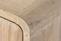 Mesita de Noche de Roble Natural con Puerta MB-221377