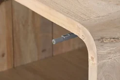 Mesita de Noche de Roble Natural con Puerta MB-221377