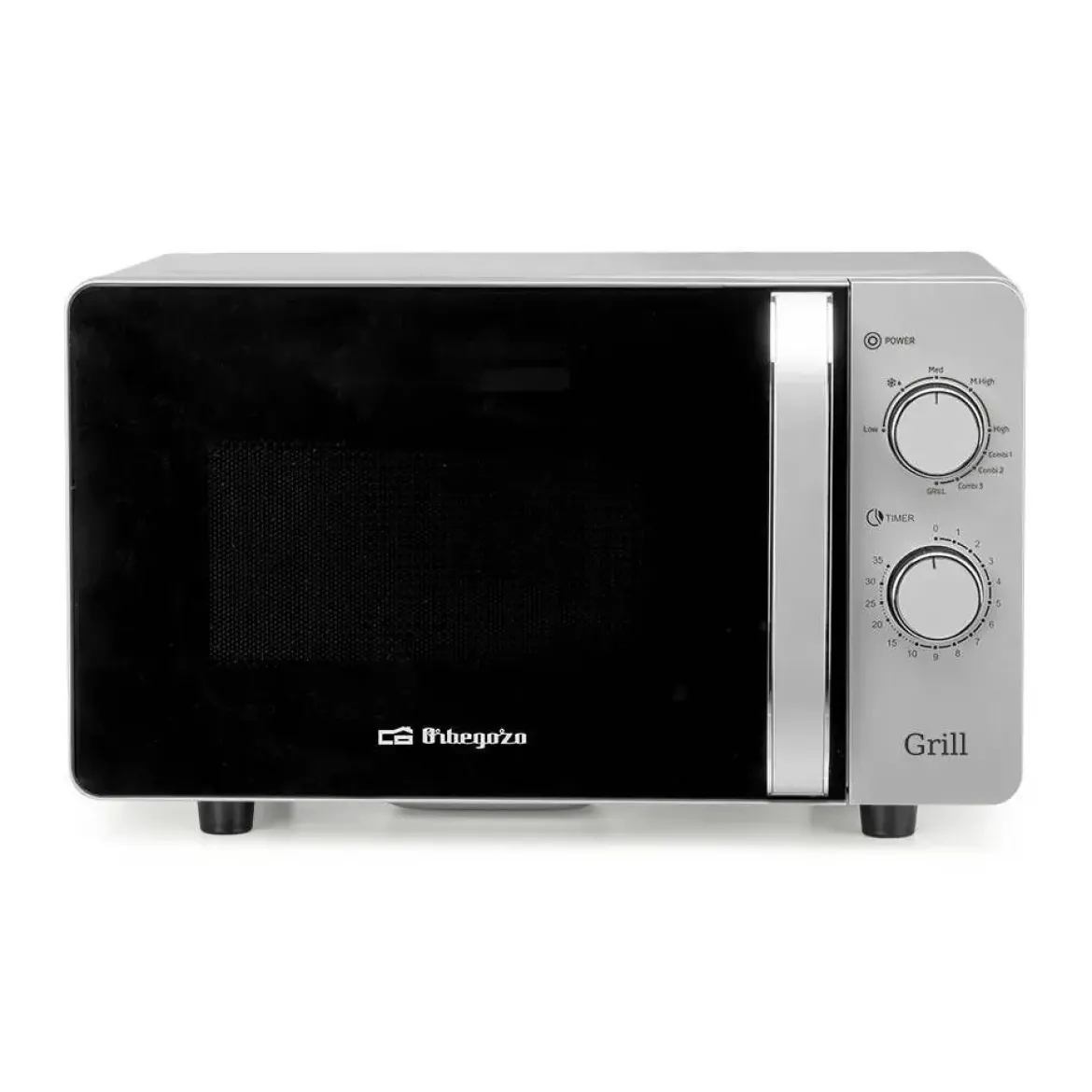 Microondas con Grill Flatbed ORBEGOZO acabado Silver MIG2072CE