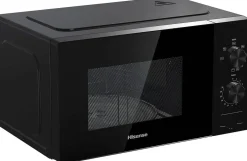 Microondas Hisense H20MOBP1G 20L con Grill Negro 700W Compacto