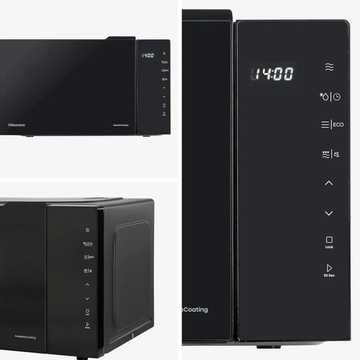 Microondas HISENSE H23MOBS5HG4 23L con Grill 1000W Negro Libre Instalación
