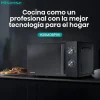 Microondas Hisense 20L Negro con Tecnología Inverter H20MOBP1HI