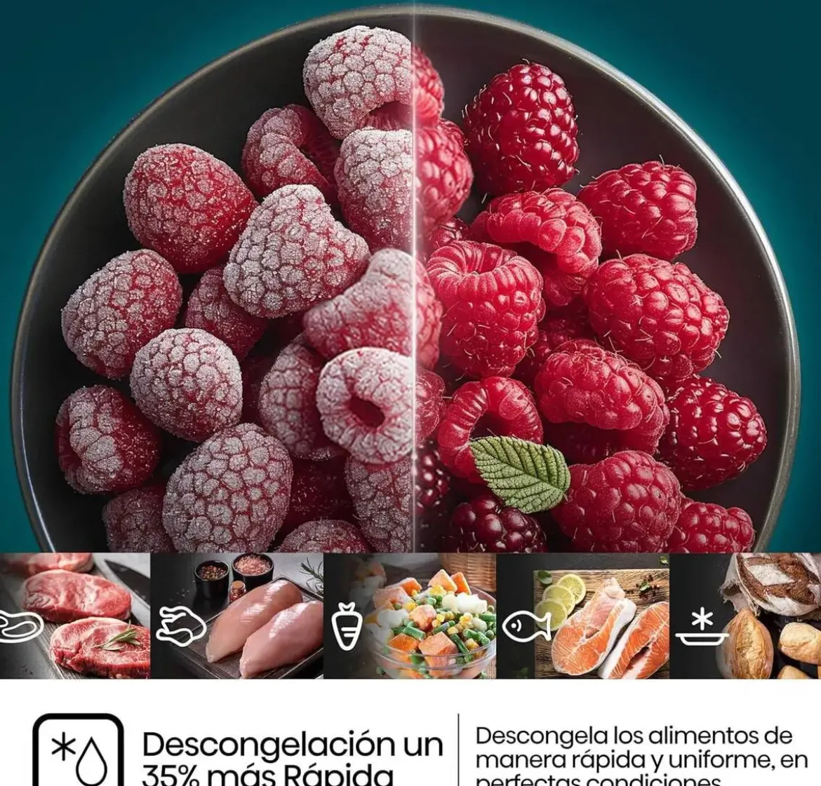 Microondas Hisense 20L Negro con Tecnología Inverter H20MOBP1HI