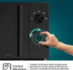 Microondas Hisense 20L Negro con Tecnología Inverter H20MOBP1HI