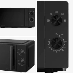 Microondas Hisense 20L Negro con Tecnología Inverter H20MOBP1HI