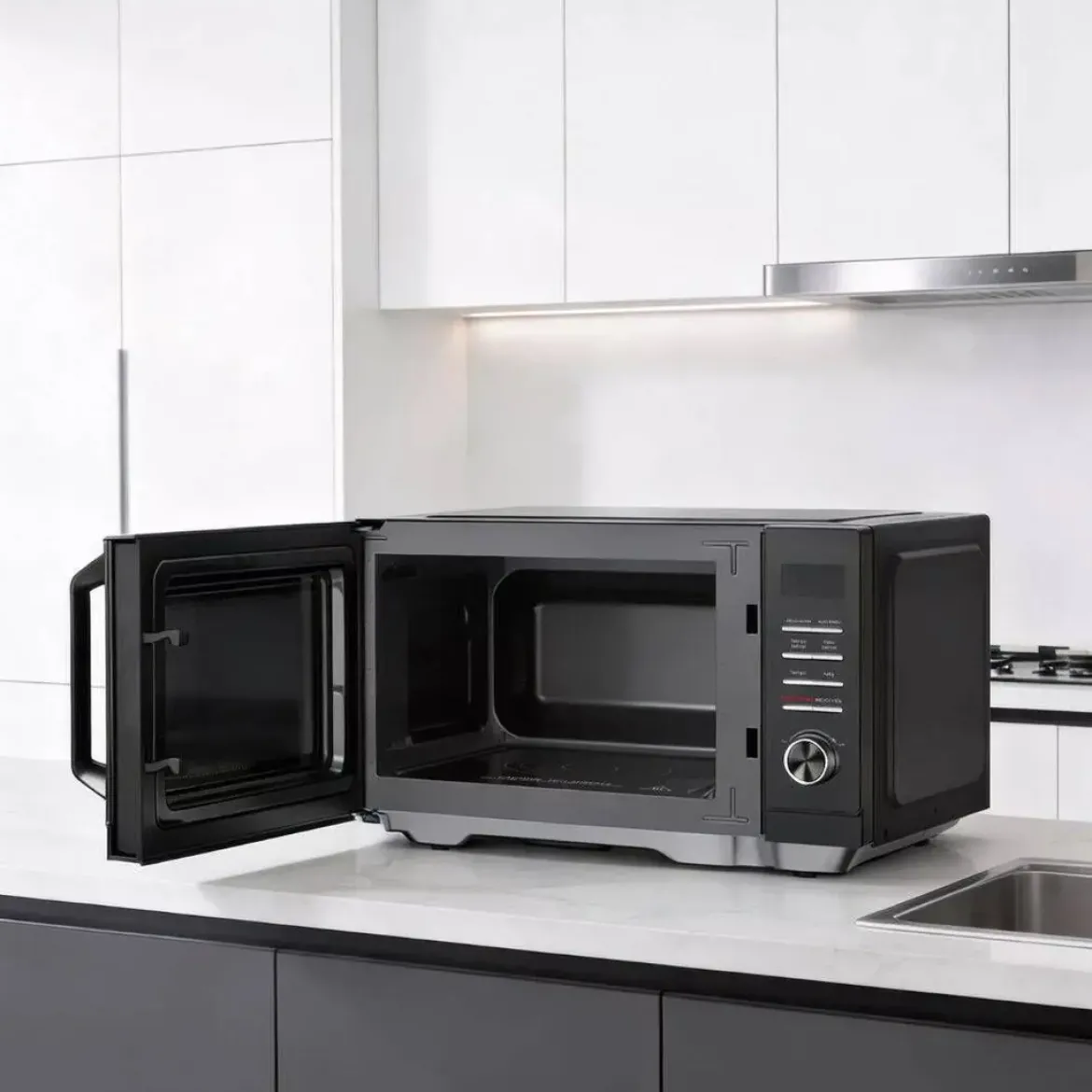 Microondas Infiniton 23L Sin Plato Giratorio 800W MWFB2370