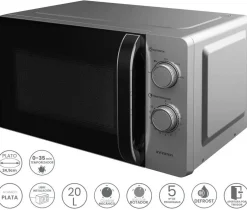 Microondas INFINITON 20L 700W Plata Descongelación MW-HS2070