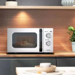 Microondas Infiniton MWGX2090 20L con Grill 800W Acabado Inoxidable