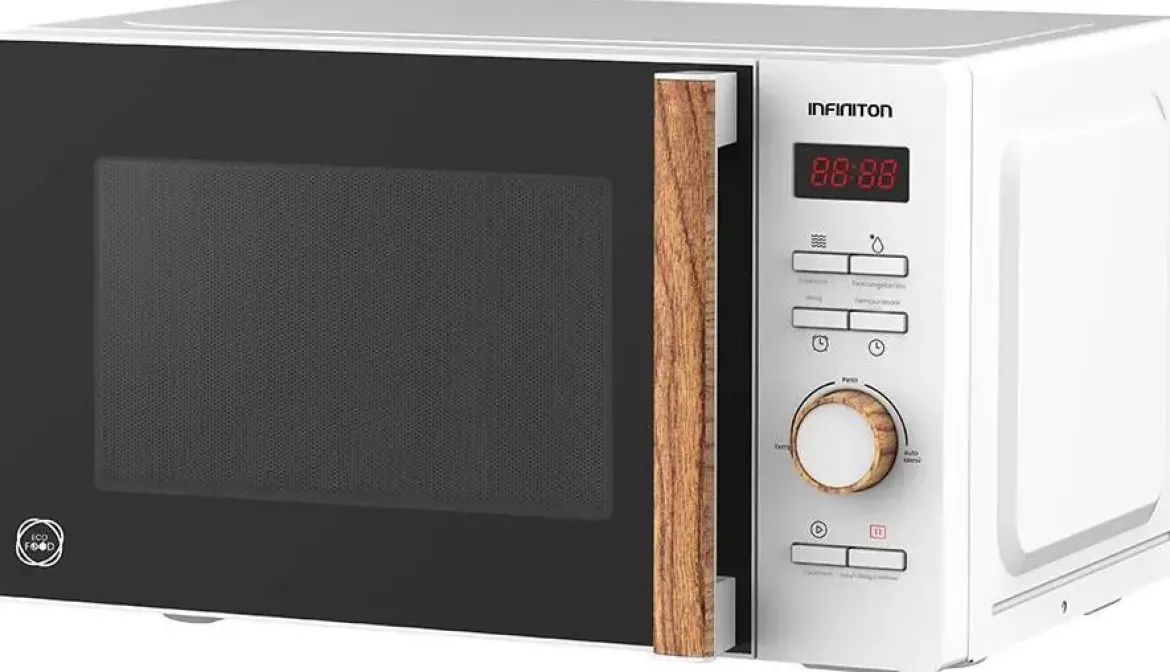 Microondas INFINITON MWS710 20L 800W Blanco Display LCD