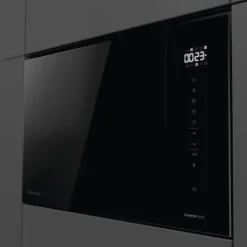 Microondas Integrable Cristal Negro 25L con Grill HISENSE BIM325GI63DBG