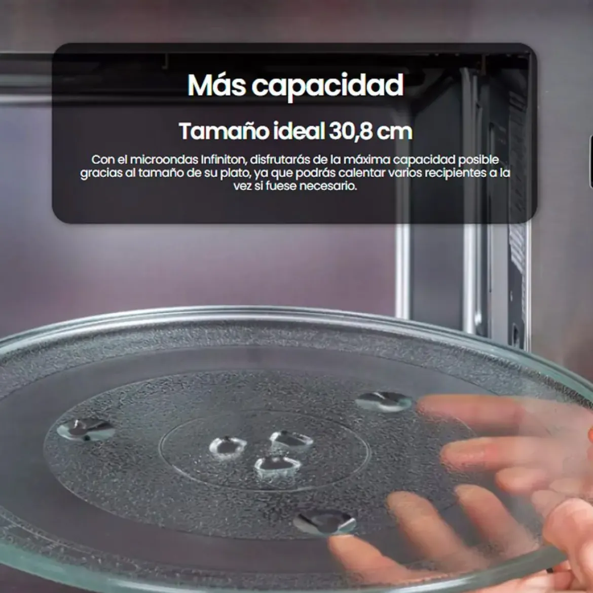 Microondas Integrable INFINITON 25L 800W IMW-DD2S