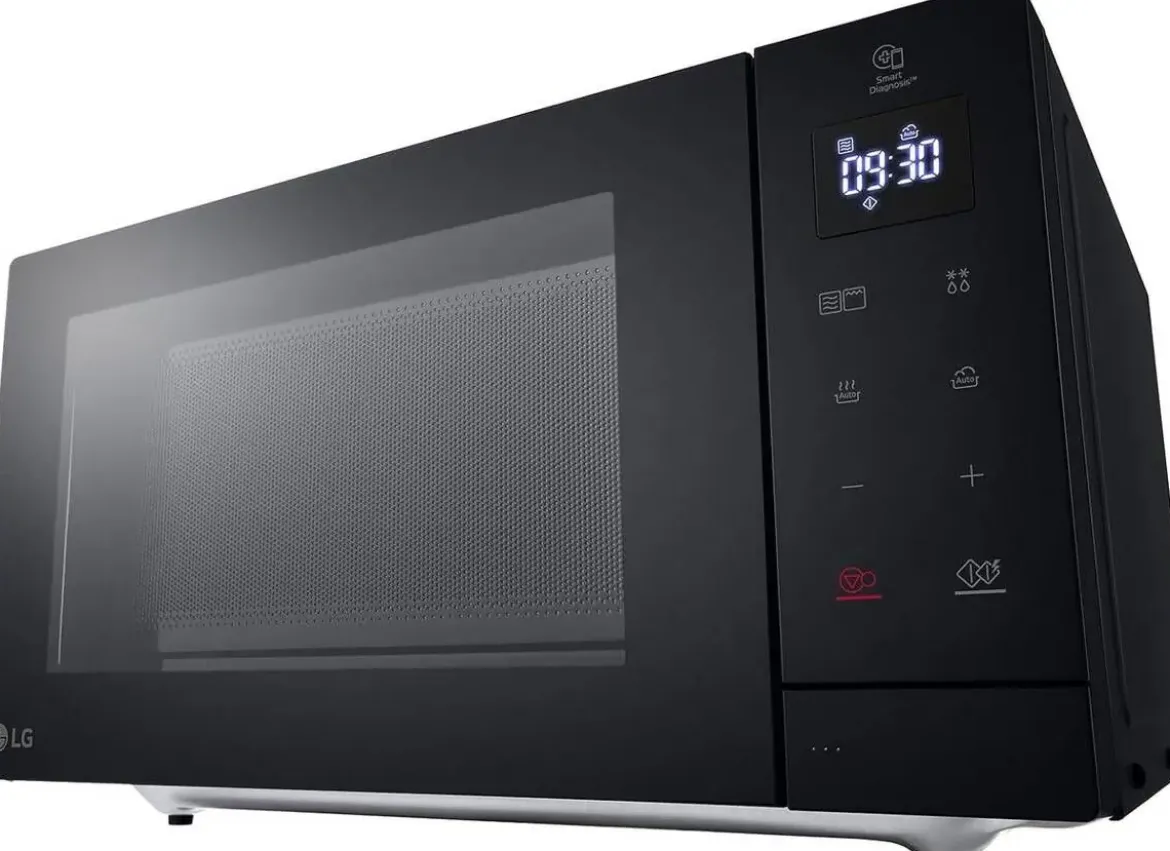 Microondas LG 30 Litros Negro con Grill y Control Táctil MH7032JAB