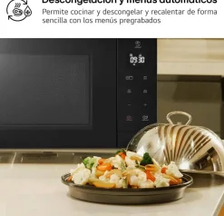 Microondas LG 30 Litros Negro con Grill y Control Táctil MH7032JAB