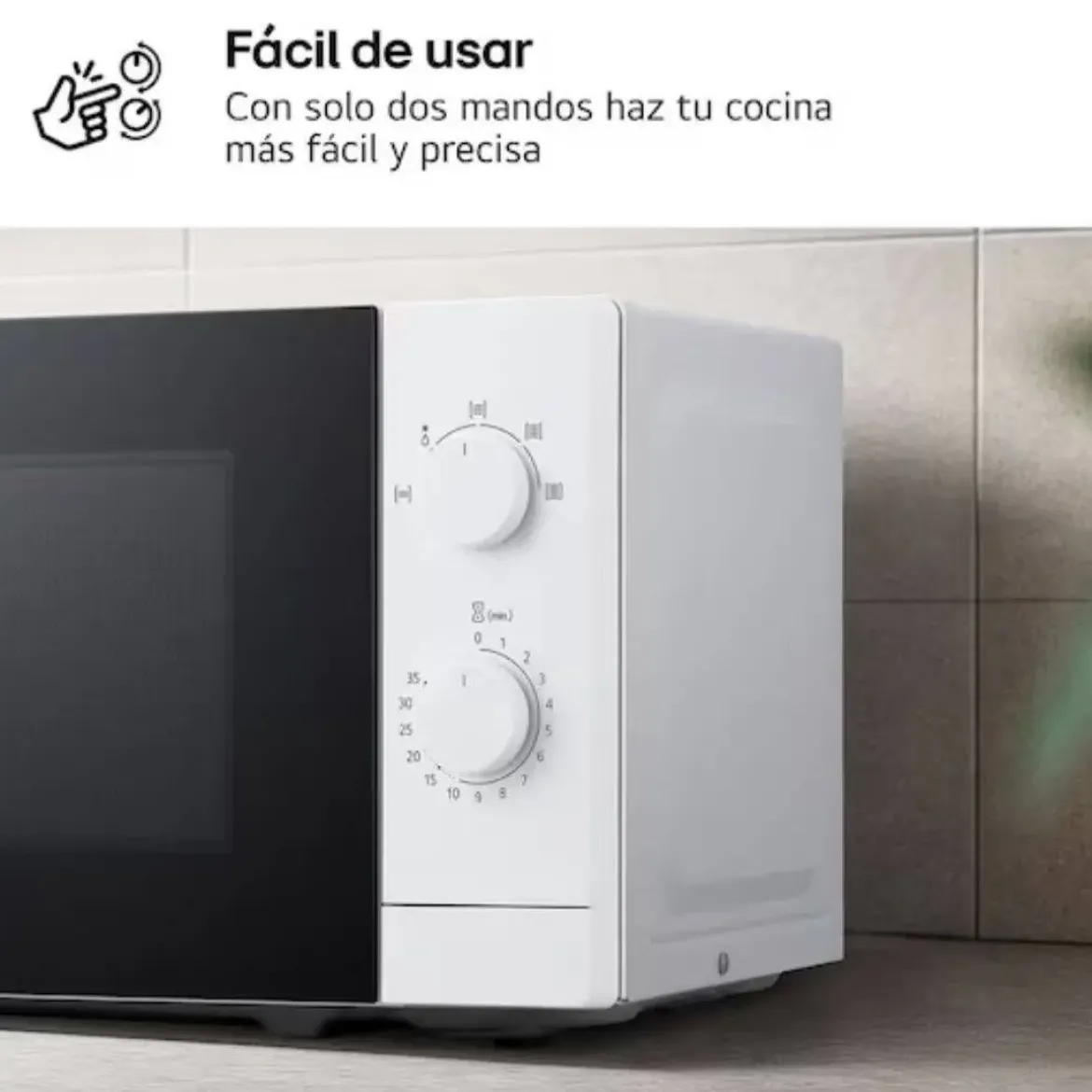 Microondas LG MS2082H 20L 700W Blanco Sin Grill