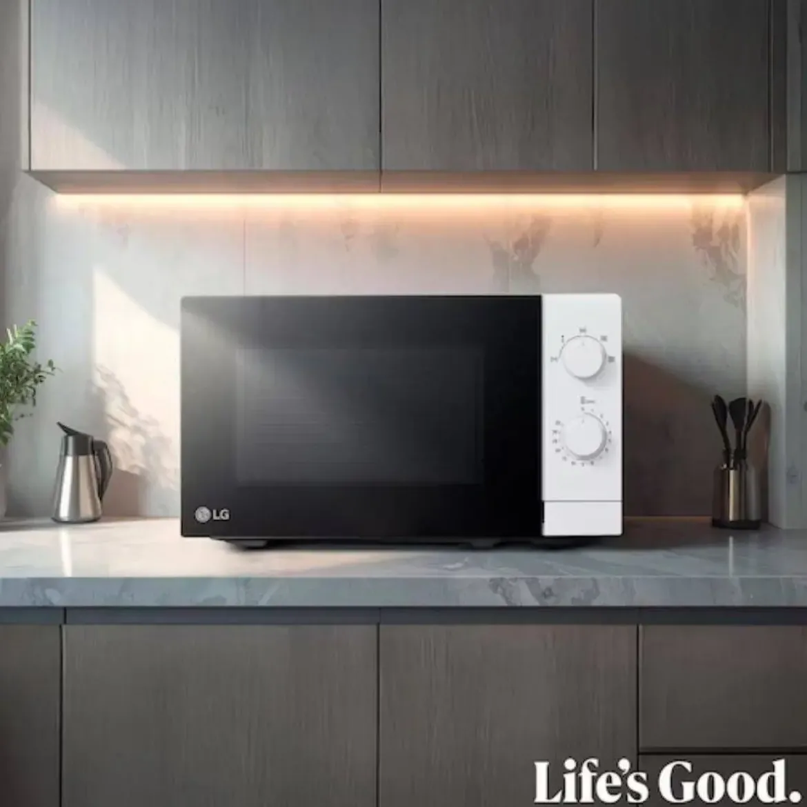 Microondas LG MS2082H 20L 700W Blanco Sin Grill