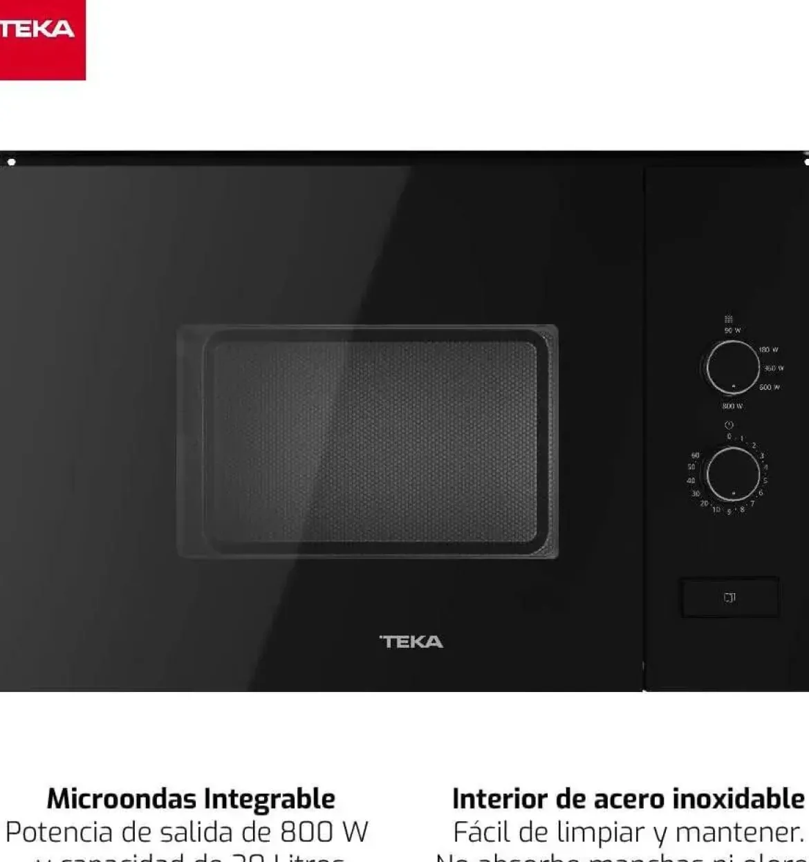 Microondas TEKA 20L ML 820 FI BK 112070004