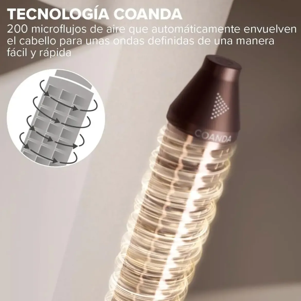 Moldeador Bellissima Prodigy 1200W Coanda 3 Velocidades, Aire Frío 11956