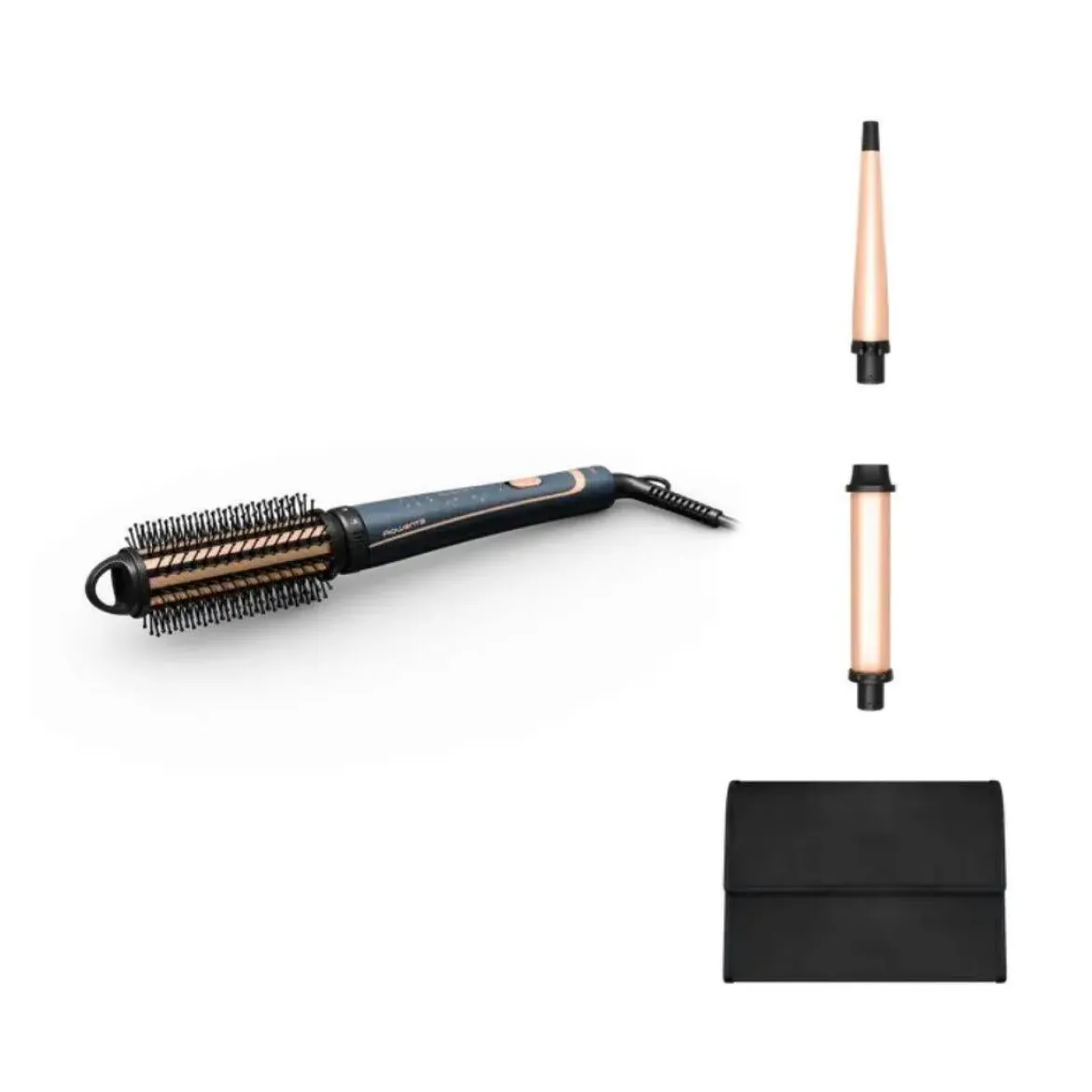 Moldeador Rowenta 3en1 Rizador Cepillo y Conico CF4211F0