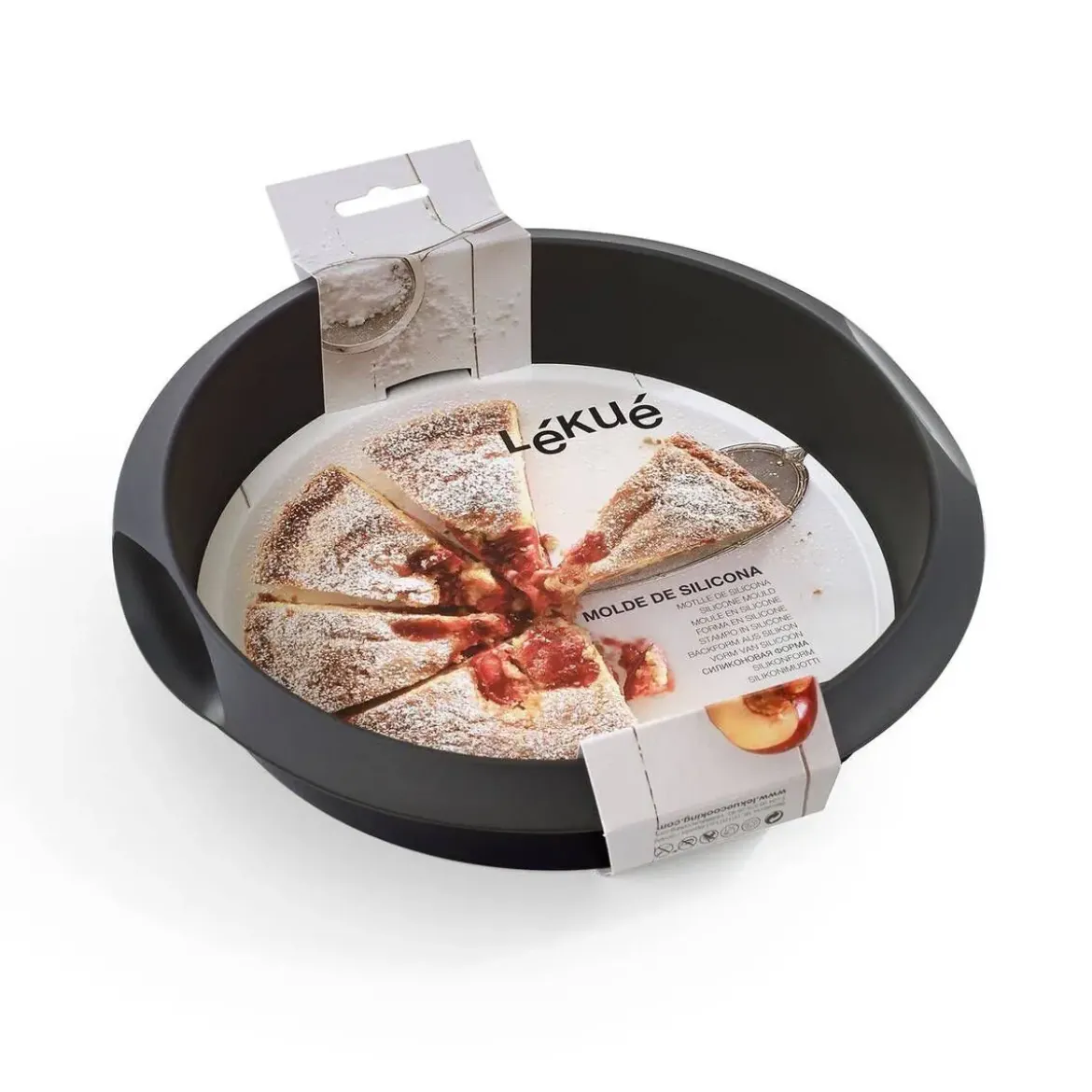 Molde de Repostería Redondo Silicona 24 cm LEKUE 881268