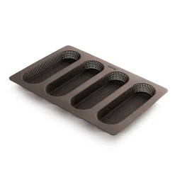 Molde de Silicona para Mini Baguette Marrón LEKUE 882623