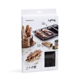 Molde de Silicona para Mini Baguette Marrón LEKUE 882623