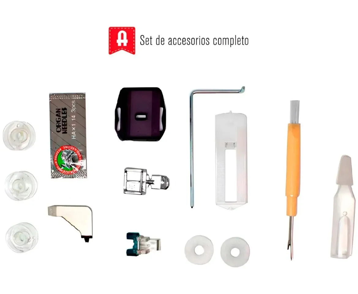 Máquina de Coser Alfa19 Diseños Ojal Automático NEXT 830+