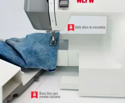 Máquina de Coser Alfa19 Diseños Ojal Automático NEXT 830+