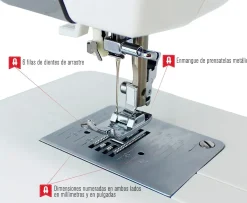 Máquina de Coser Alfa19 Diseños Ojal Automático NEXT 830+