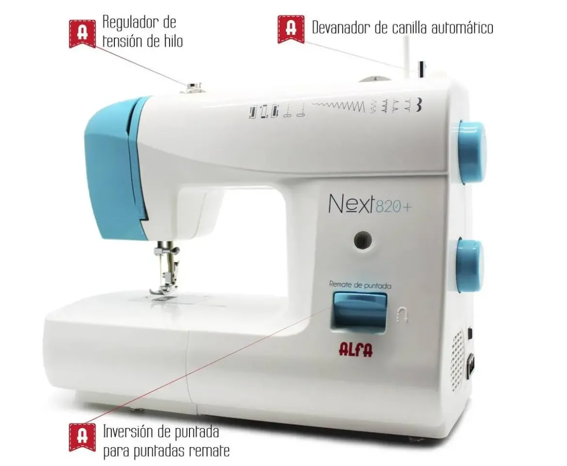 Máquina de Coser Alfa Next820Plus 8436016688345