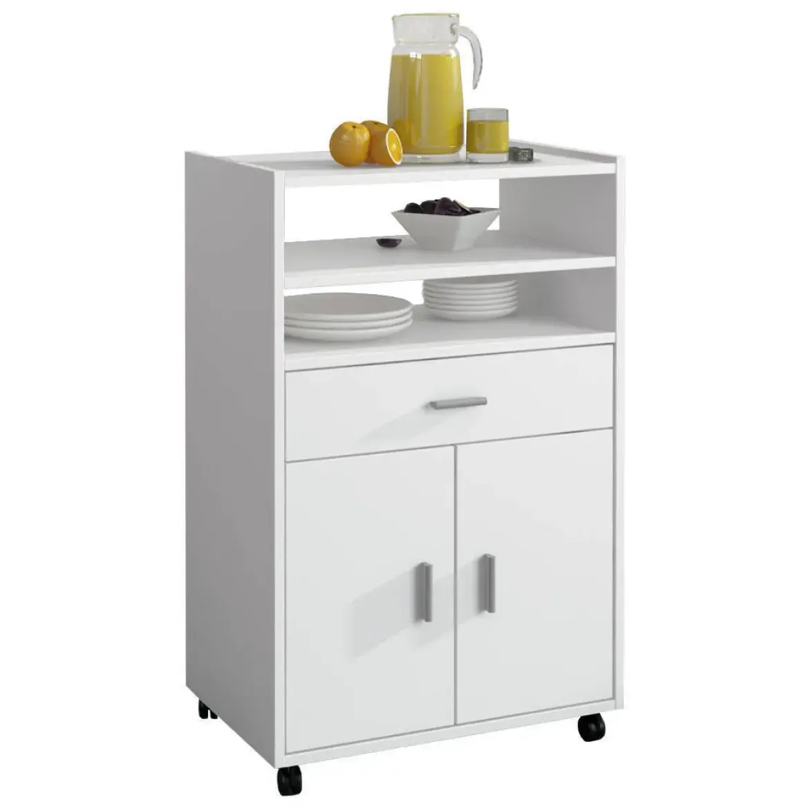 Mueble auxiliar de cocina con ruedas AURA