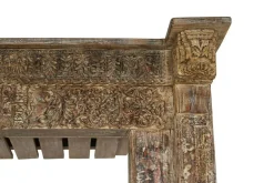 Mueble Bar de Teca Tallada Natural MB-217957
