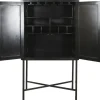 Mueble Bar Hierro y Hueso 80 cm Taracea Bicolor MB-208403