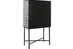 Mueble Bar Hierro y Hueso 80 cm Taracea Bicolor MB-208403