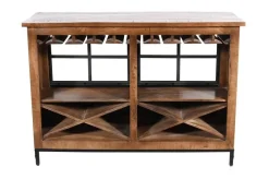 Mueble Bar Industrial en Mango y Metal MB-228284