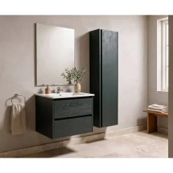 Mueble de Baño de 60 cm con 2 Cajones FAMILY TECH