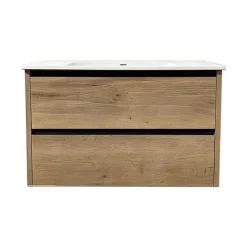 Mueble de Baño de 80 cm con 2 Cajones FAMILY TECH