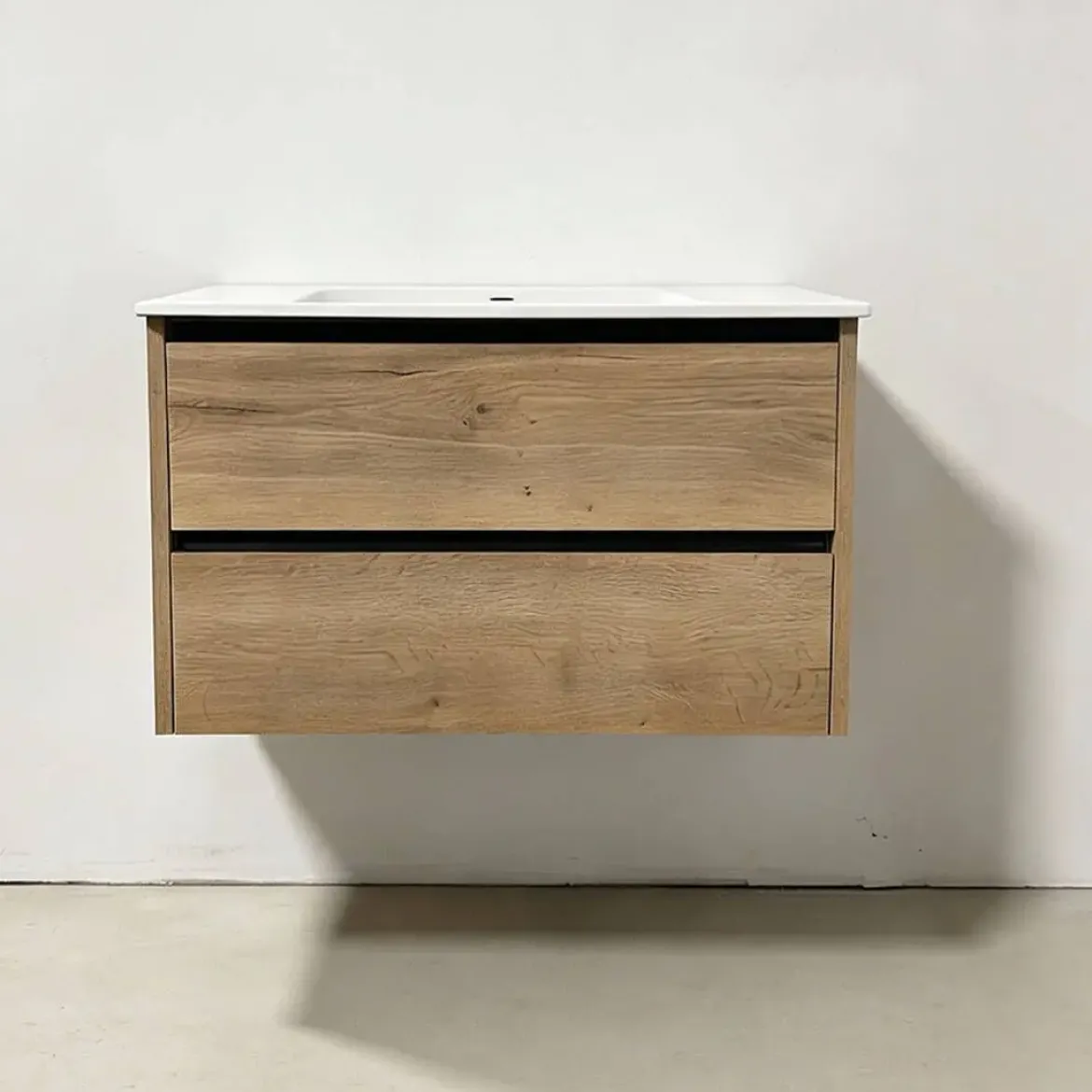 Mueble de Baño de 80 cm con 2 Cajones FAMILY TECH