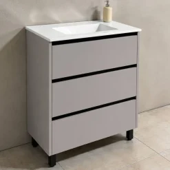 Mueble de Baño de 60 cm con 3 Cajones FAMILY TECH