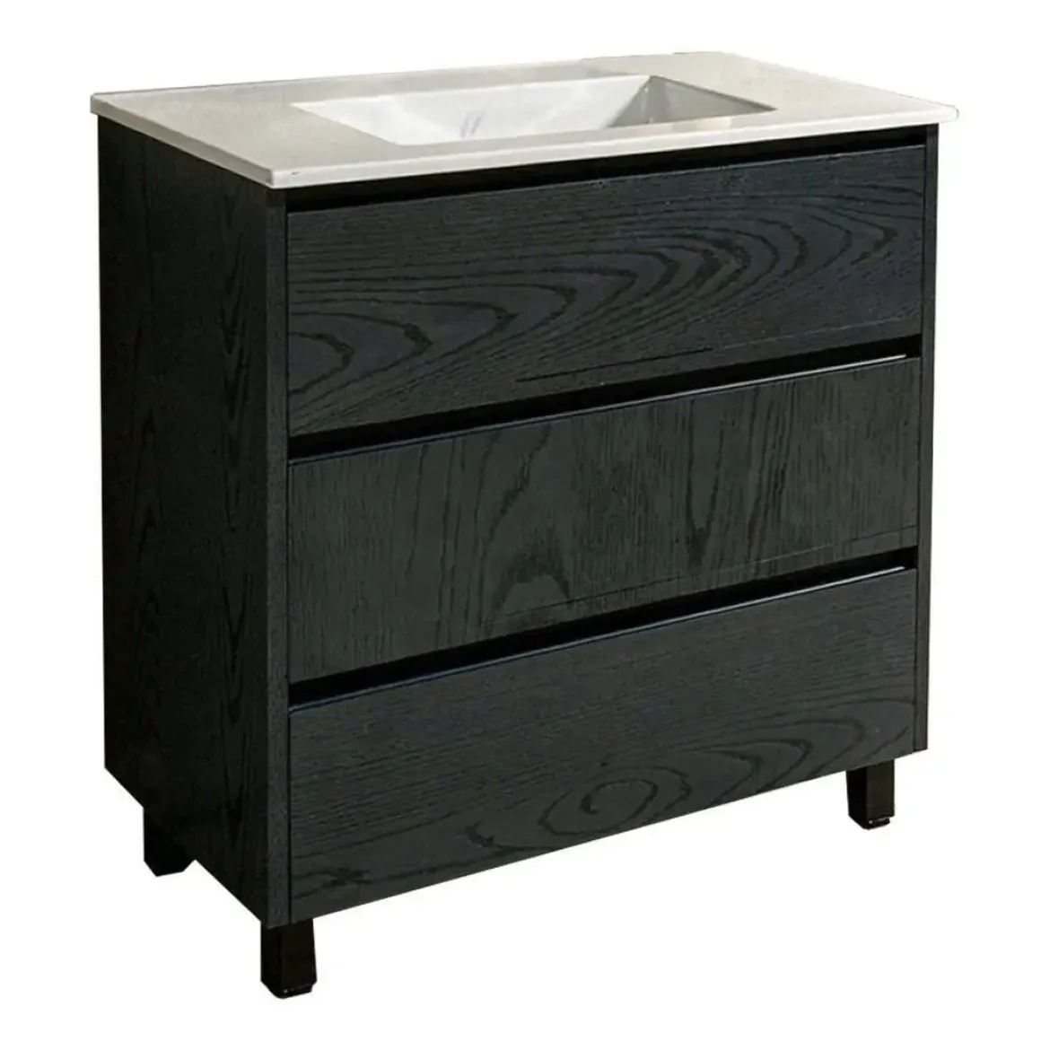 Mueble de Baño de 80 cm con 3 Cajones FAMILY TECH