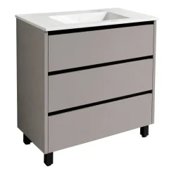 Mueble de Baño de 80 cm con 3 Cajones FAMILY TECH