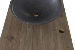 Mueble de Baño Doble en Madera Reciclada y Pino MB-225998