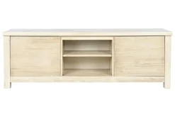 Mueble de TV Acacia Natural 2 Puertas 160 cm MB-209026