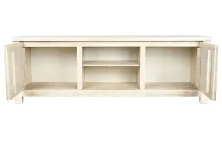 Mueble de TV Acacia Natural 2 Puertas 160 cm MB-209026