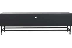 Mueble de TV de Estructura en Hueso y Resina Taracea Negro MB-202090