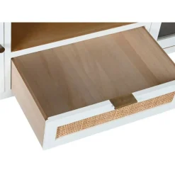 Mueble de TV de Madera de Paulownia y Cristal MB-210685