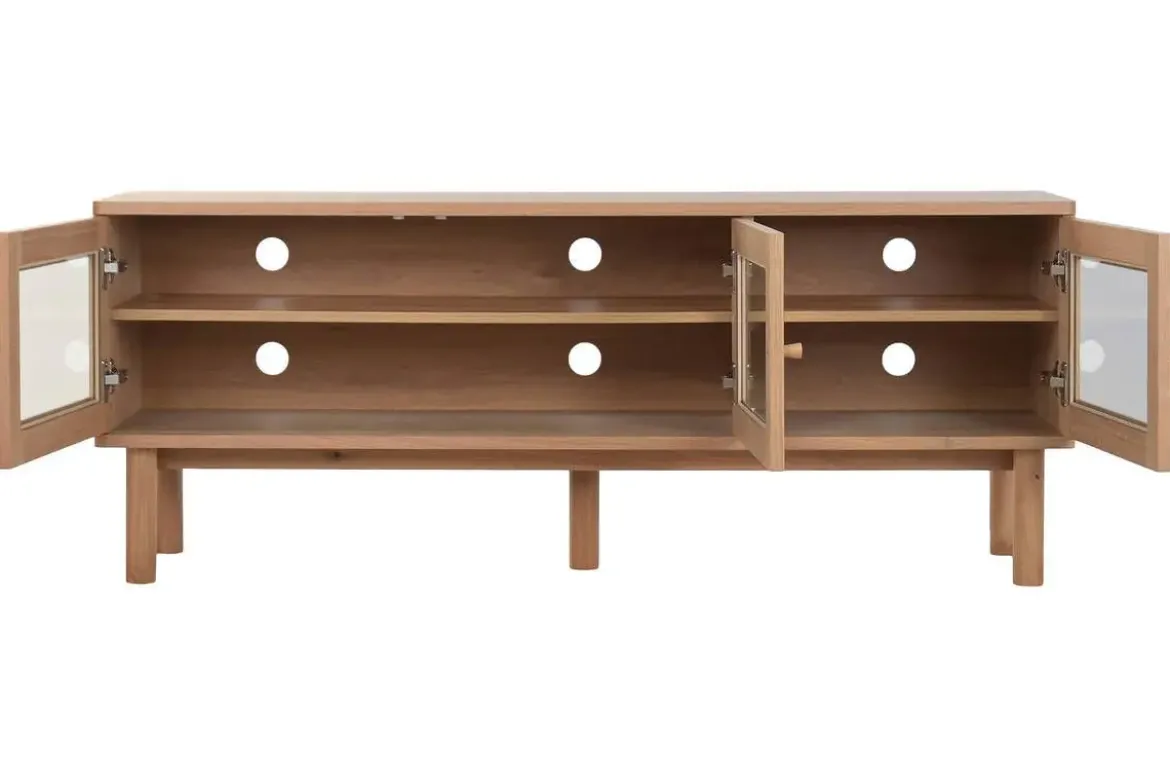 Mueble de TV Estructura de MDF Natural MB-223048